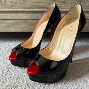 Authentic Christian Louboutin Lady Peep 150